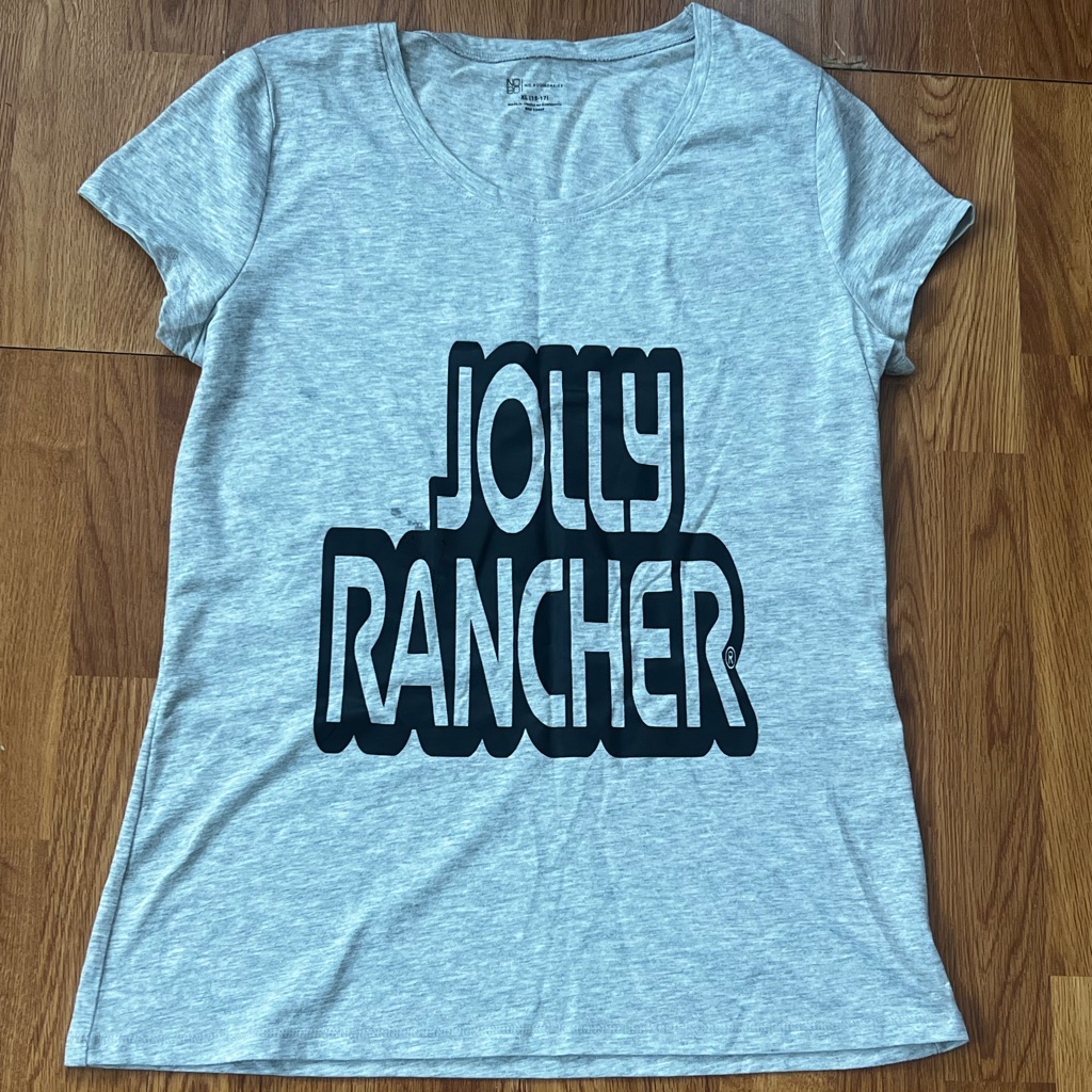 No Boundaries Gray Jolly Rancher TShirt